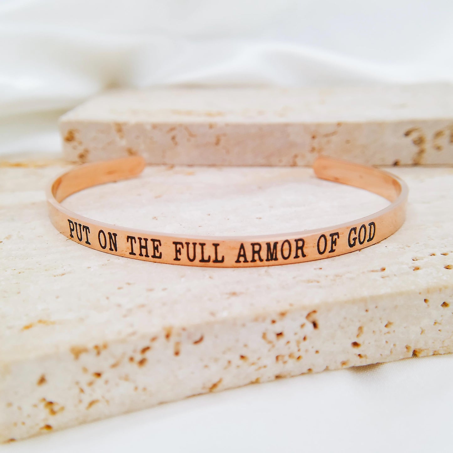 PUT ON THE FULL ARMOR OF GOD CUFF - Avy + Tay