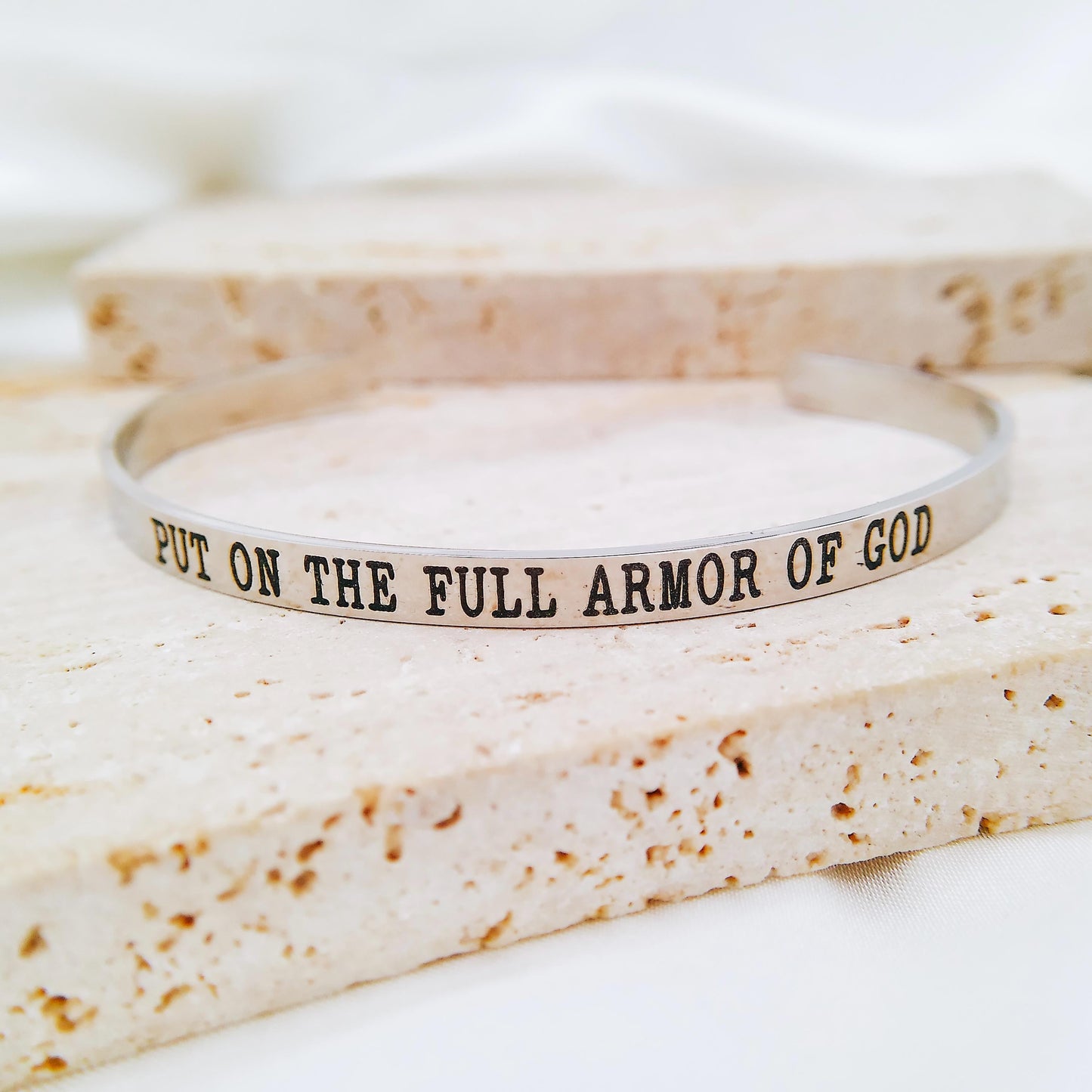 PUT ON THE FULL ARMOR OF GOD CUFF - Avy + Tay