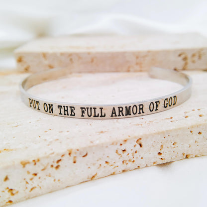 PUT ON THE FULL ARMOR OF GOD CUFF - Avy + Tay