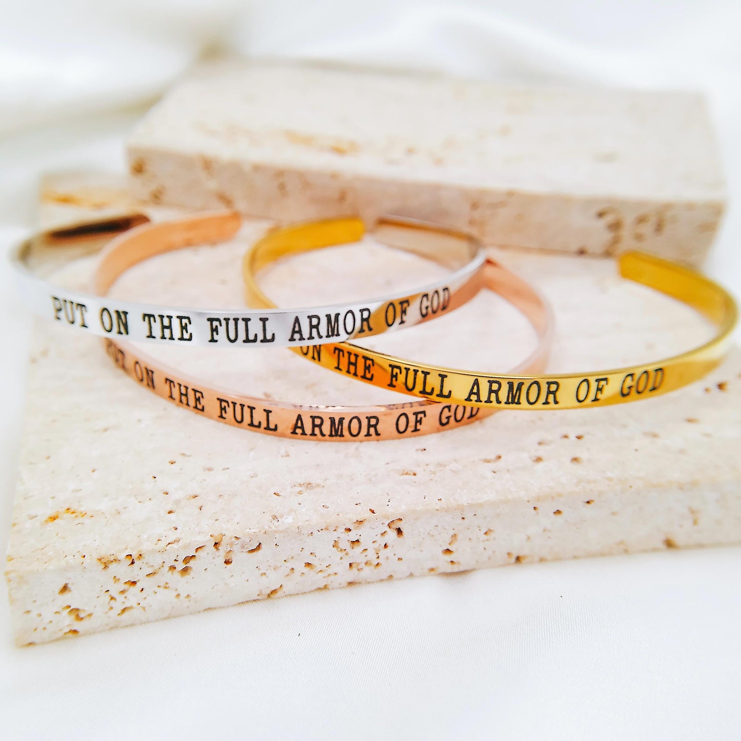 PUT ON THE FULL ARMOR OF GOD CUFF - Avy + Tay