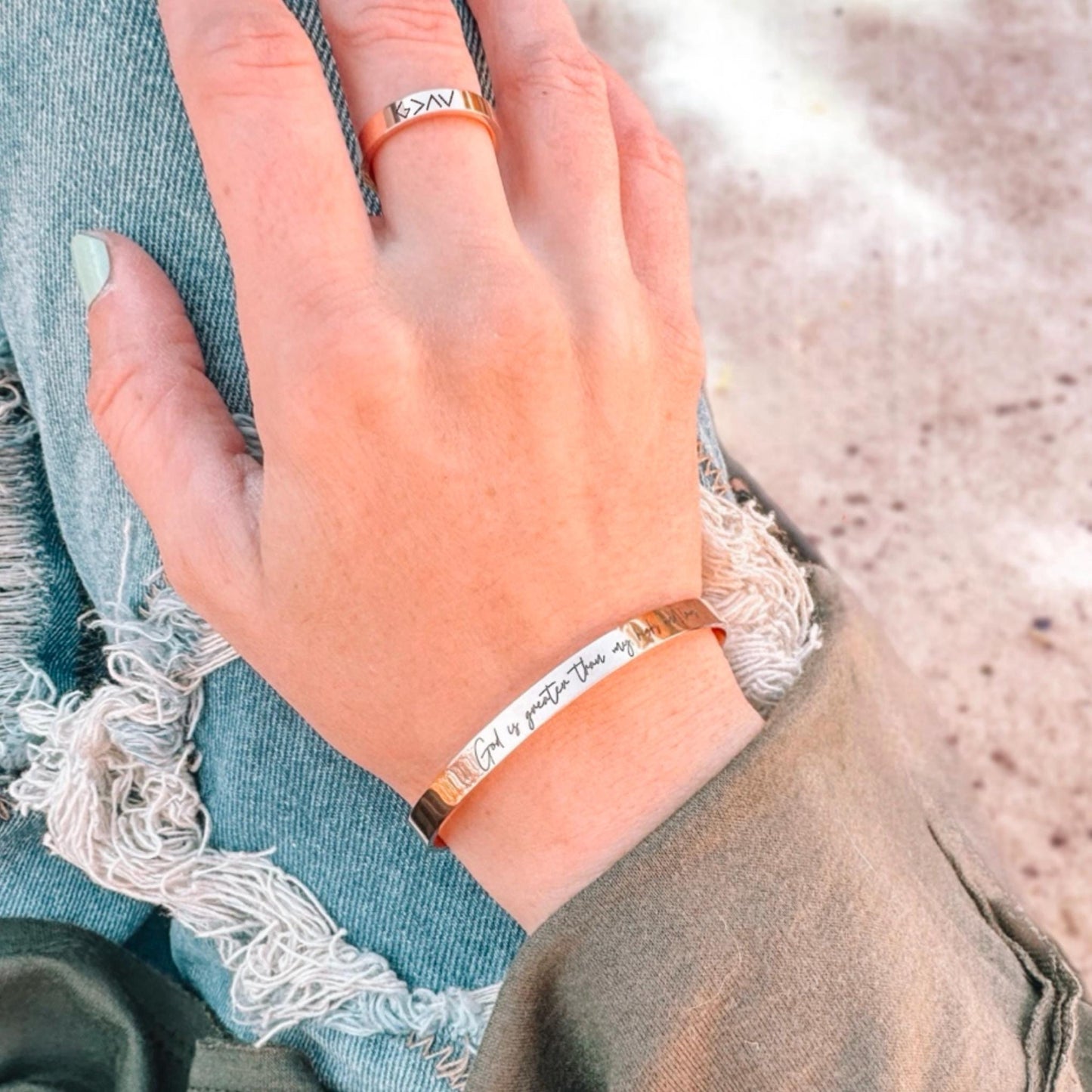 PUT ON THE FULL ARMOR OF GOD CUFF - Avy + Tay