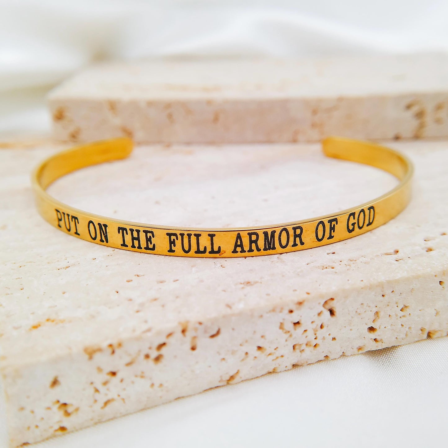 PUT ON THE FULL ARMOR OF GOD CUFF - Avy + Tay