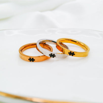 PUZZLE PIECE RING - Avy + Tay