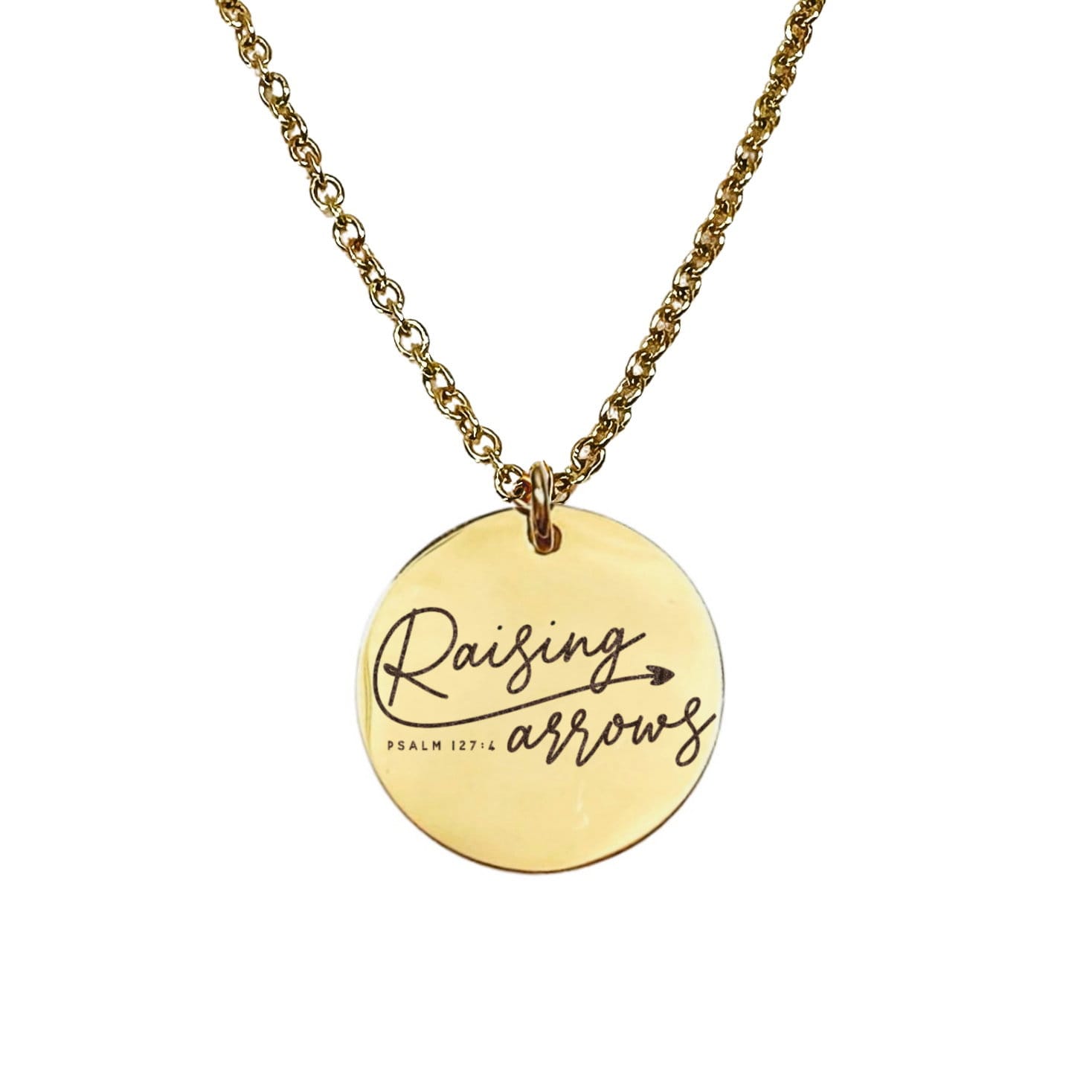 RAISING ARROWS PSALM 127:4 NECKLACE - Avy + Tay