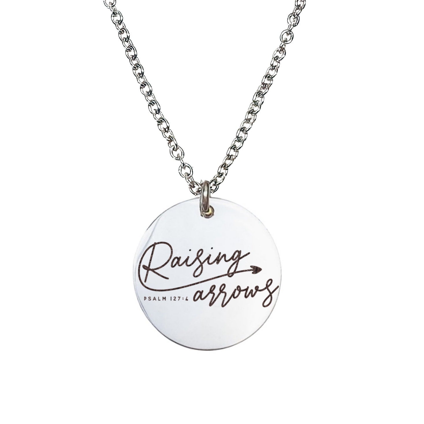 RAISING ARROWS PSALM 127:4 NECKLACE - Avy + Tay