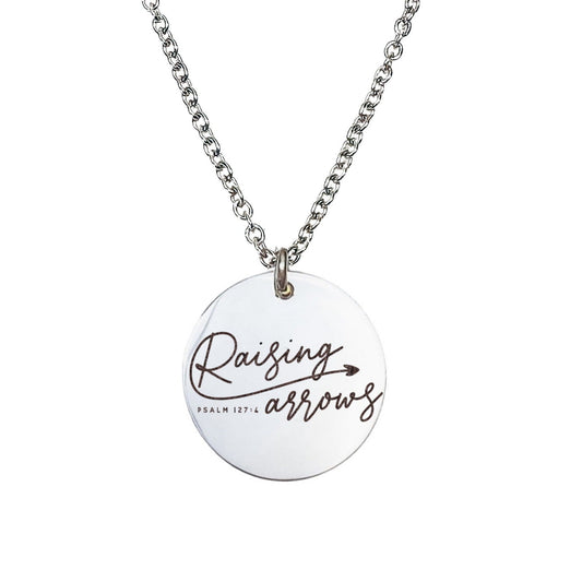 RAISING ARROWS PSALM 127:4 NECKLACE - Avy + Tay