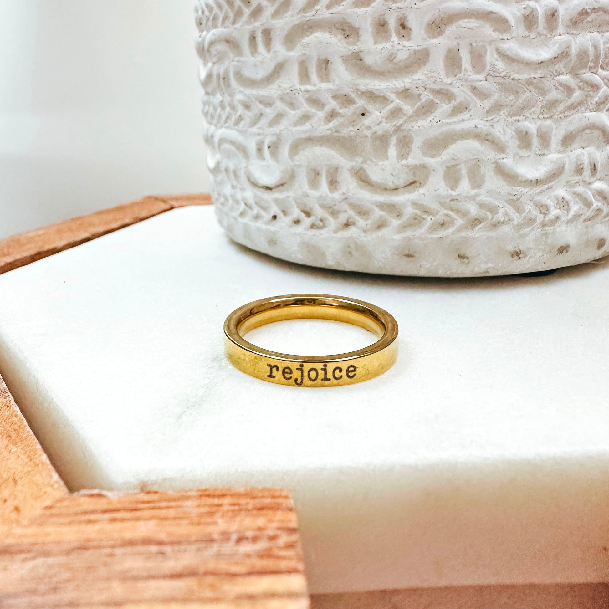 REJOICE RING - Avy + Tay