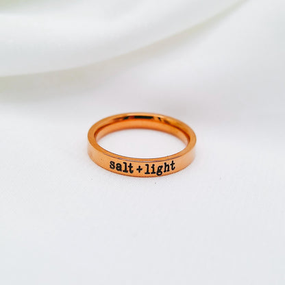 SALT + LIGHT RING - Avy + Tay