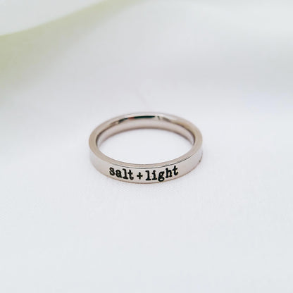 SALT + LIGHT RING - Avy + Tay