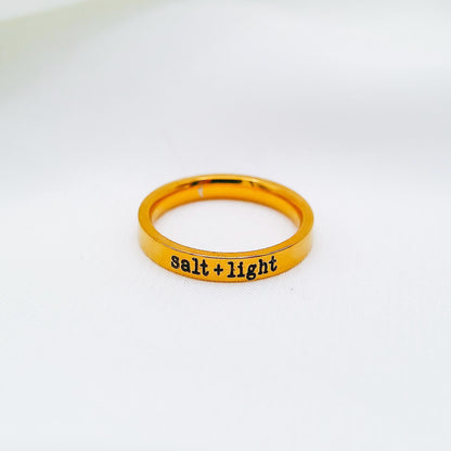SALT + LIGHT RING - Avy + Tay