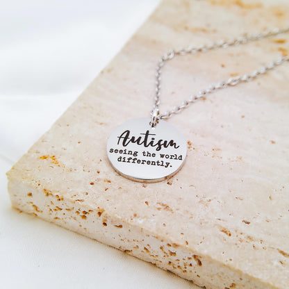 SEEING THE WORLD DIFFERENTLY NECKLACE - Avy + Tay