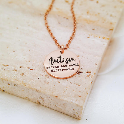 SEEING THE WORLD DIFFERENTLY NECKLACE - Avy + Tay