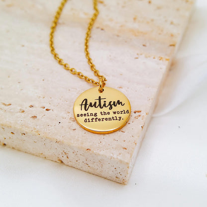 SEEING THE WORLD DIFFERENTLY NECKLACE - Avy + Tay