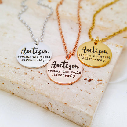 SEEING THE WORLD DIFFERENTLY NECKLACE - Avy + Tay
