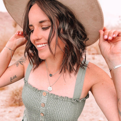 STAND TALL WEAR A CROWN BE SWEET NECKLACE - Avy + Tay