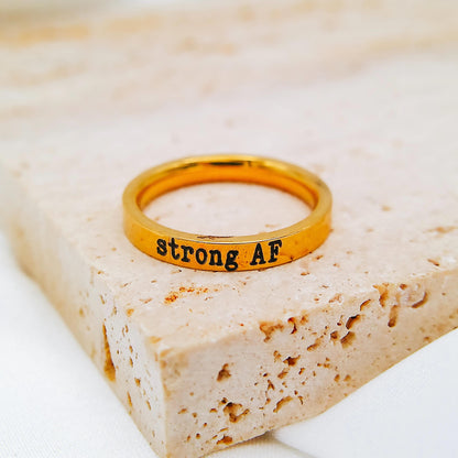 STRONG AF RING - Avy + Tay