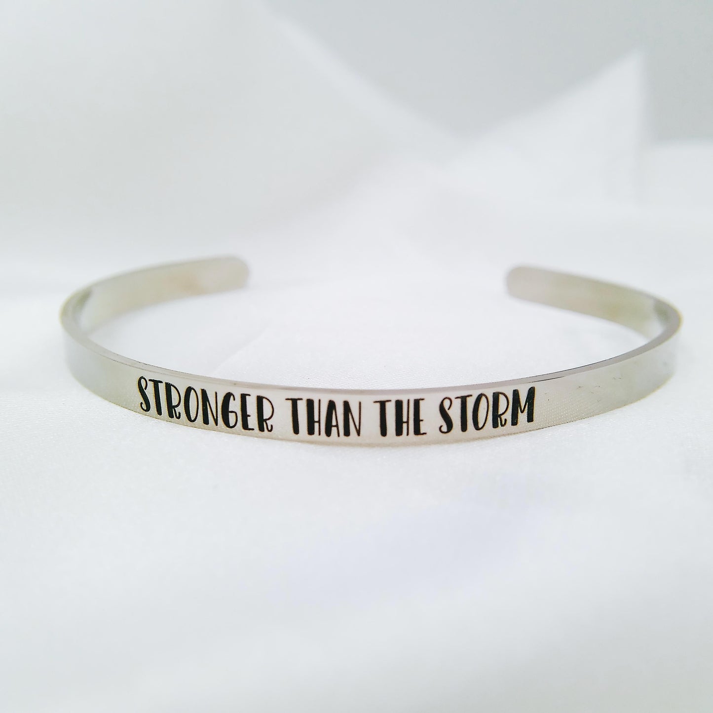 STRONGER THAN THE STORM CUFF - Avy + Tay