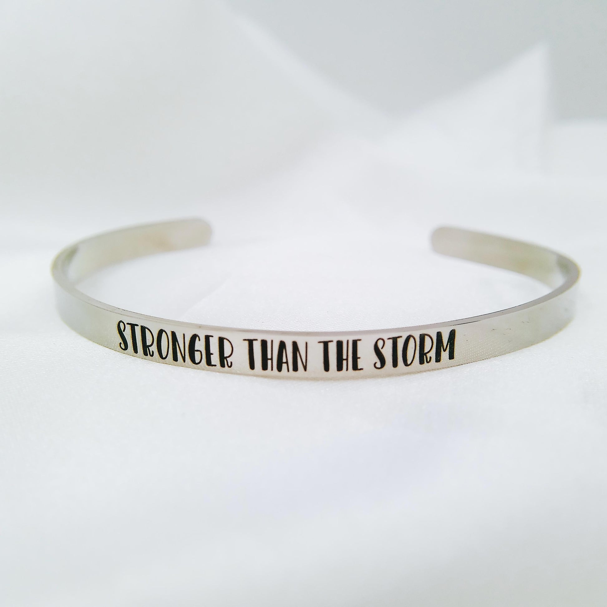 STRONGER THAN THE STORM CUFF - Avy + Tay