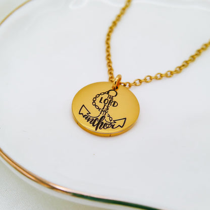 THE LORD IS MY ANCHOR NECKLACE - Avy + Tay