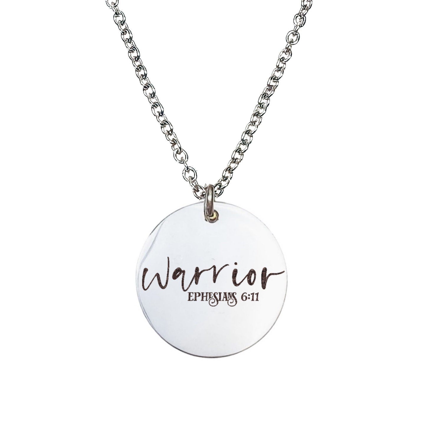 WARRIOR EPHESIANS 6:11 NECKLACE - Avy + Tay