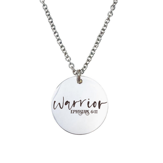 WARRIOR EPHESIANS 6:11 NECKLACE - Avy + Tay