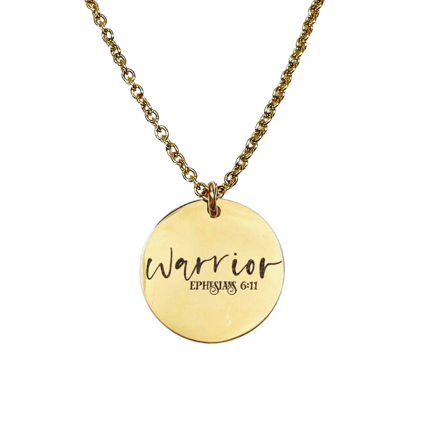 WARRIOR EPHESIANS 6:11 NECKLACE - Avy + Tay