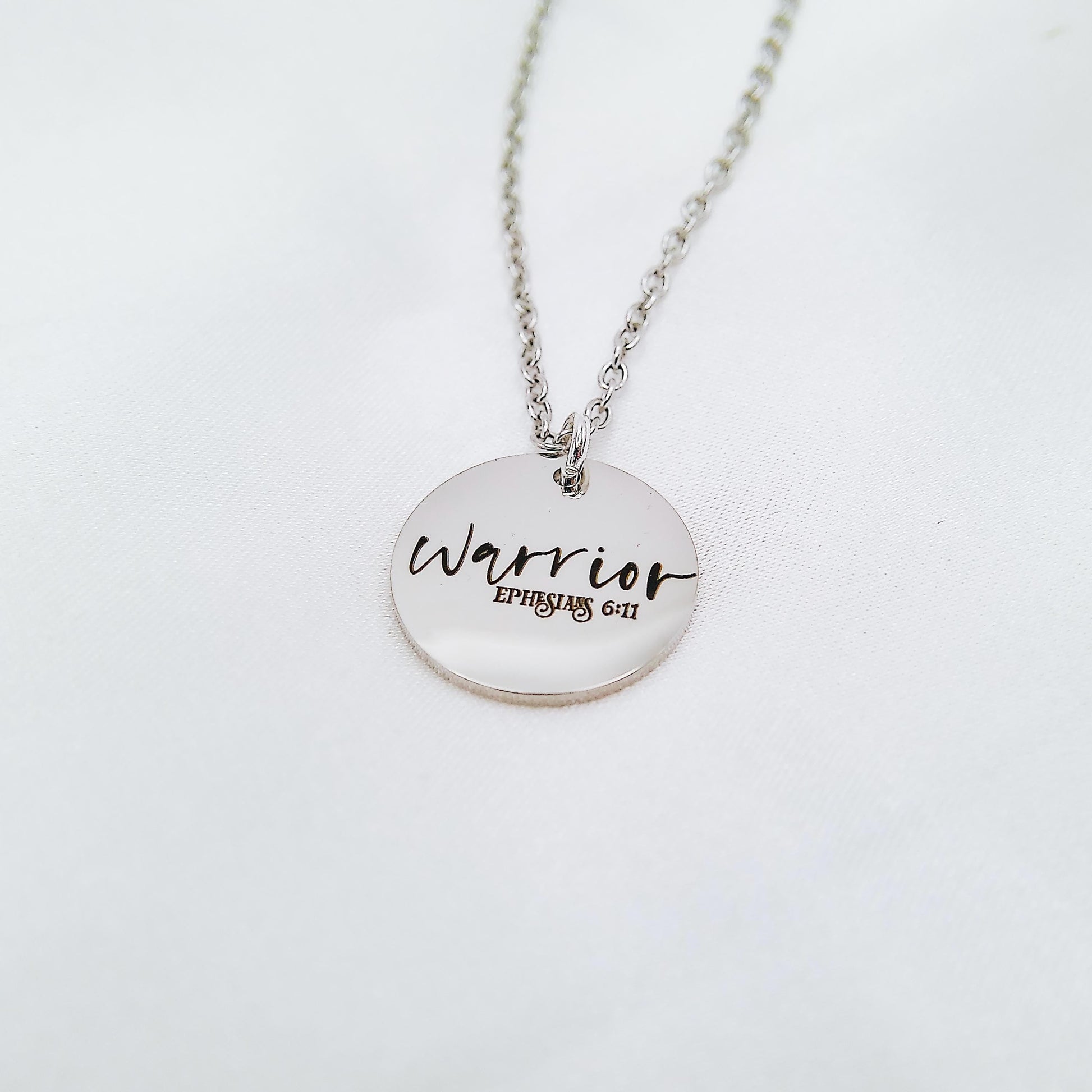 WARRIOR EPHESIANS 6:11 NECKLACE - Avy + Tay