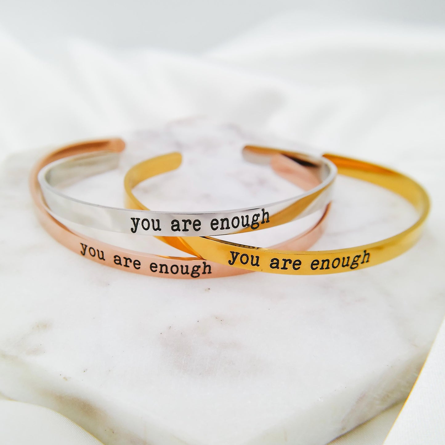 YOU ARE ENOUGH CUFF - Avy + Tay