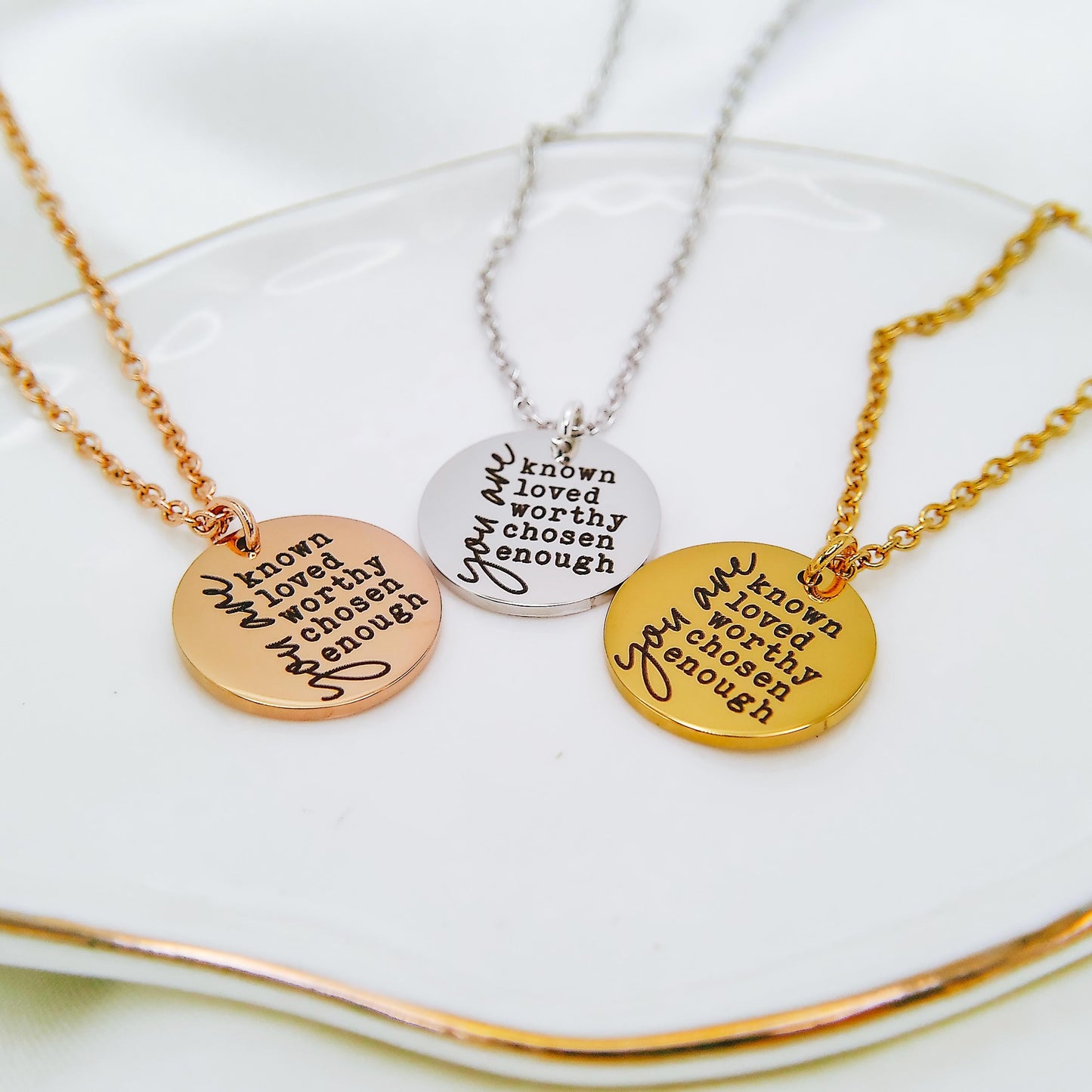 YOU ARE KNOWN NECKLACE - Avy + Tay