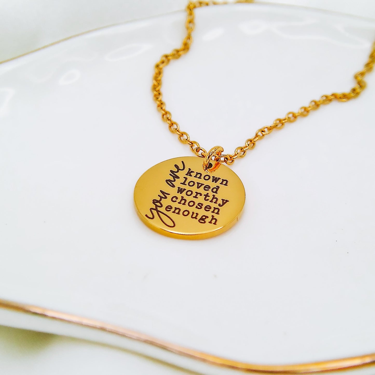 YOU ARE KNOWN NECKLACE - Avy + Tay