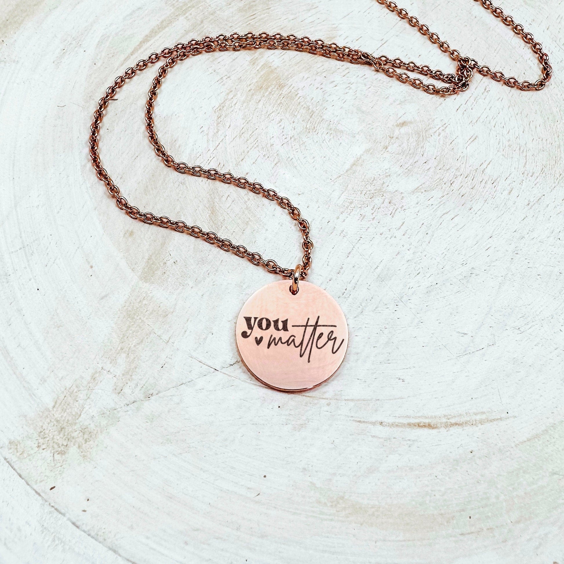 YOU MATTER NECKLACE - Avy + Tay