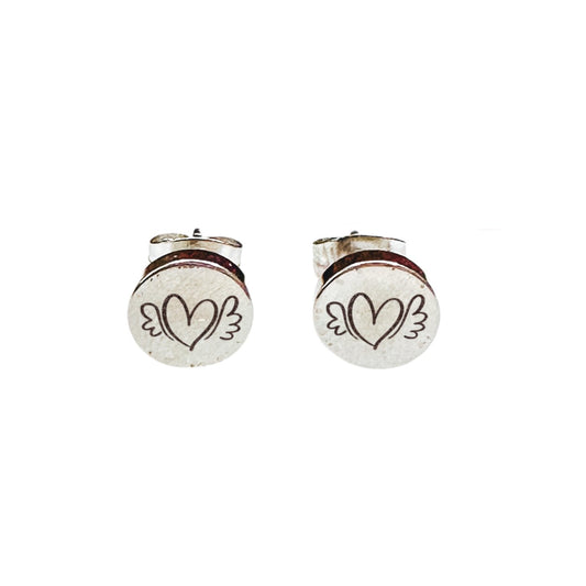 ANGEL WINGS EARRING STUDS - Avy + Tay