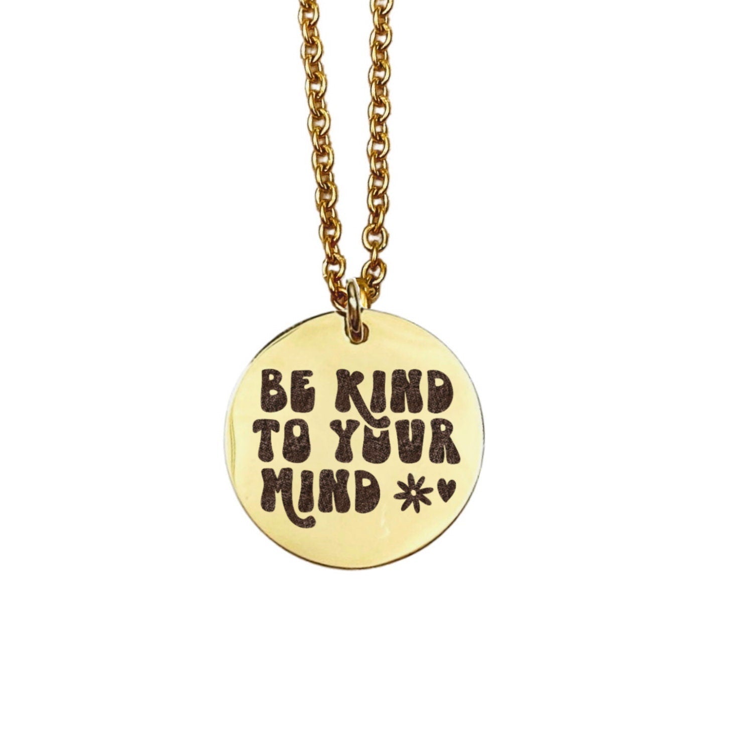 BE KIND TO YOUR MIND NECKLACE - Avy + Tay