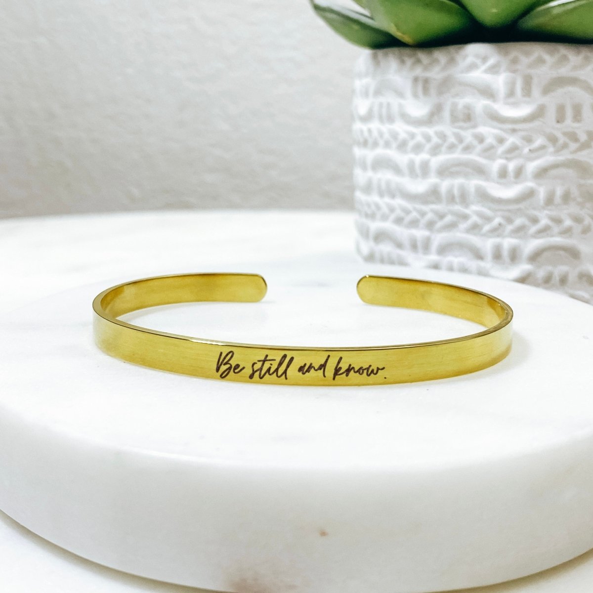 BE STILL AND KNOW CUFF - Avy + Tay