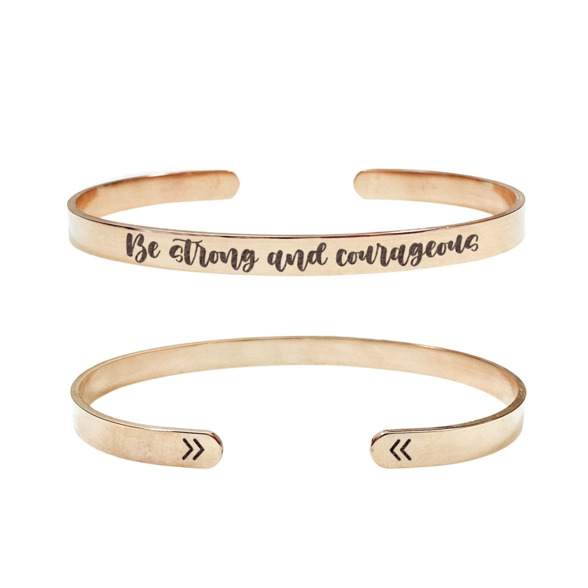 BE STRONG AND COURAGEOUS CUFF - Avy + Tay