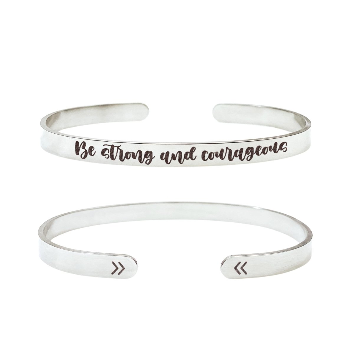 BE STRONG AND COURAGEOUS CUFF - Avy + Tay