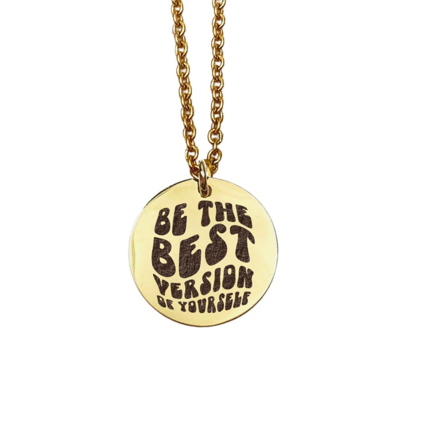 BE THE BEST VERSION OF YOURSELF NECKLACE - Avy + Tay