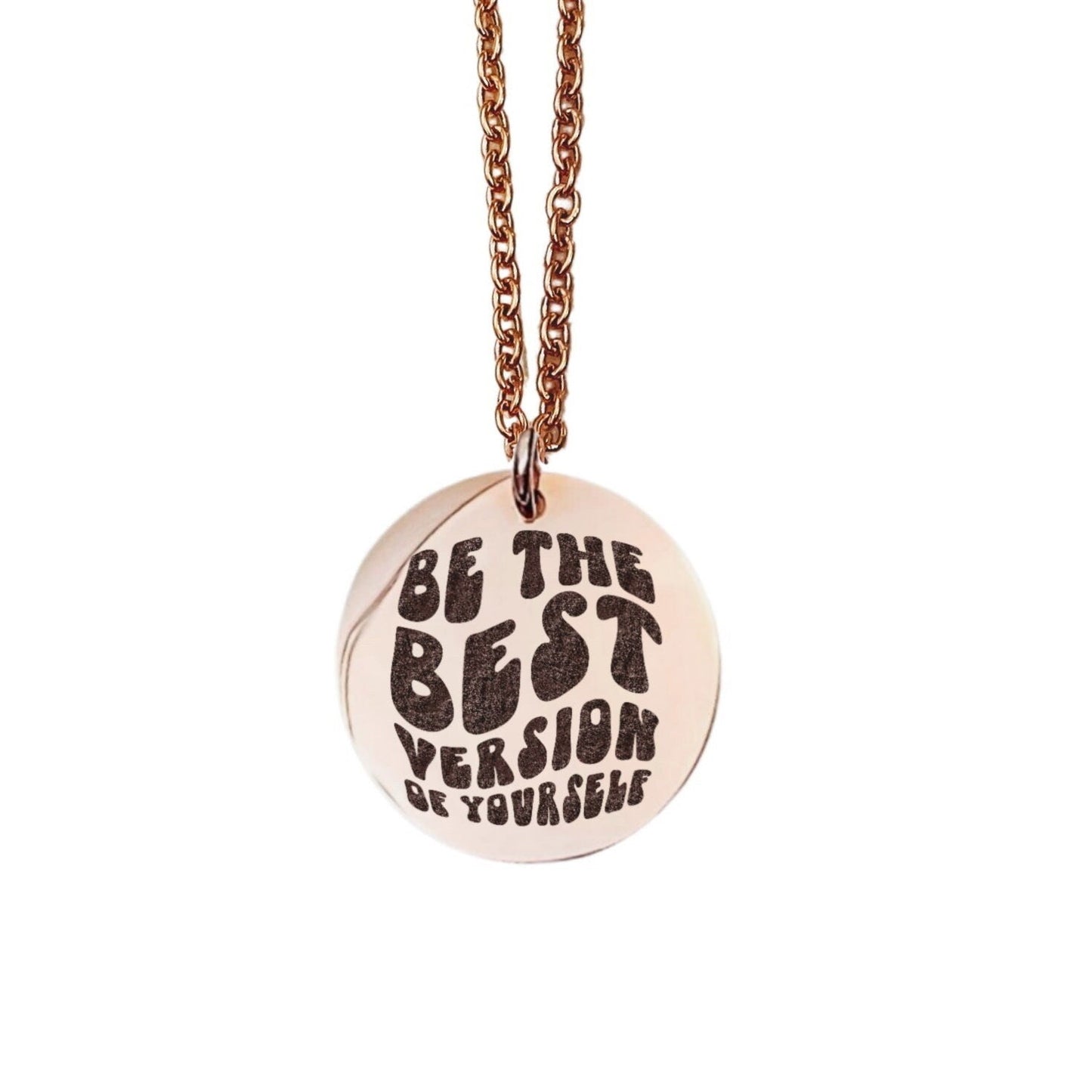 BE THE BEST VERSION OF YOURSELF NECKLACE - Avy + Tay