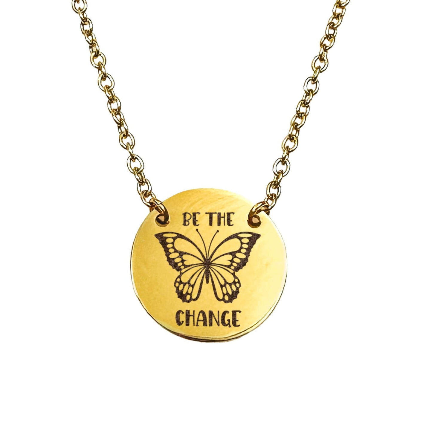 BE THE CHANGE NECKLACE - Avy + Tay