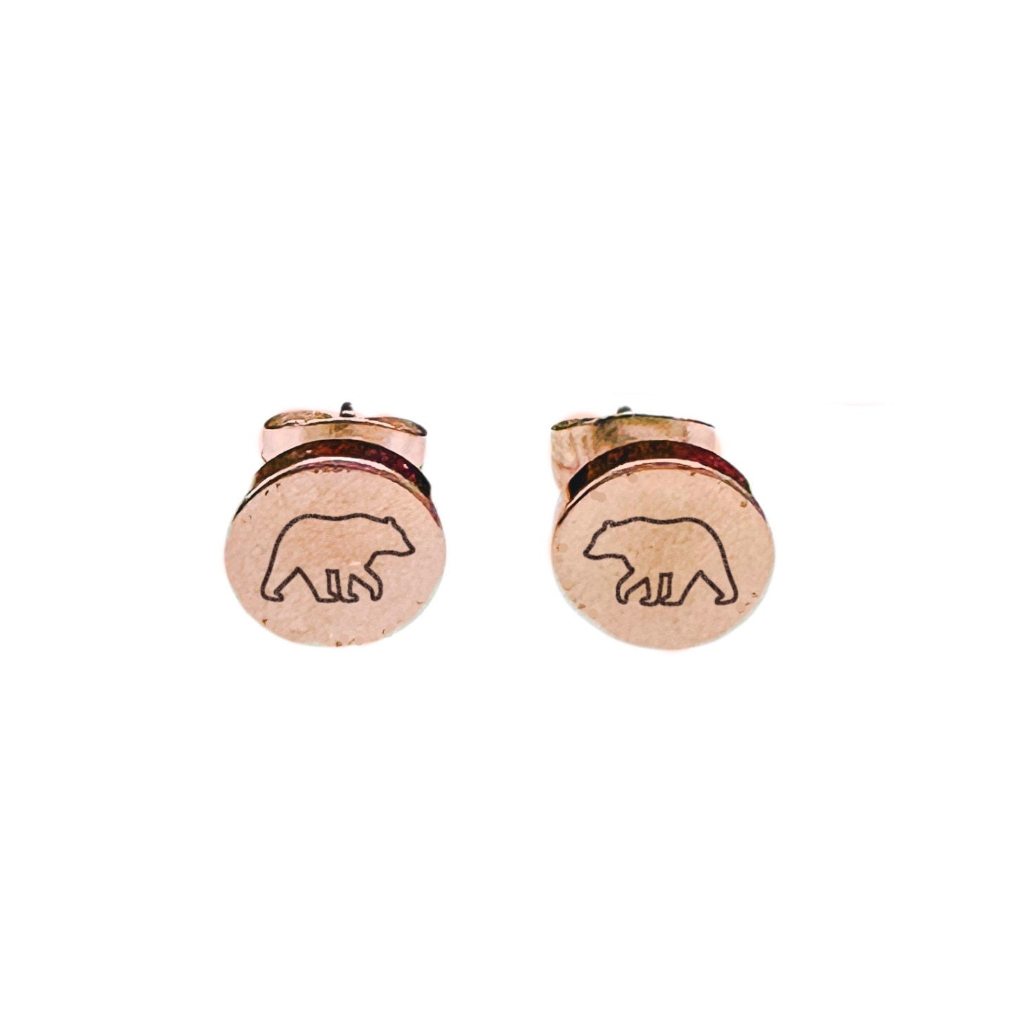 BEAR EARRING STUDS - Avy + Tay