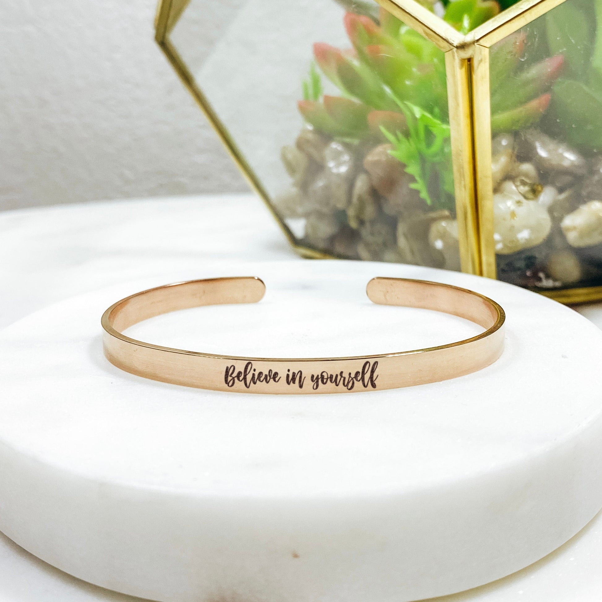 BELIEVE IN YOURSELF CUFF - Avy + Tay