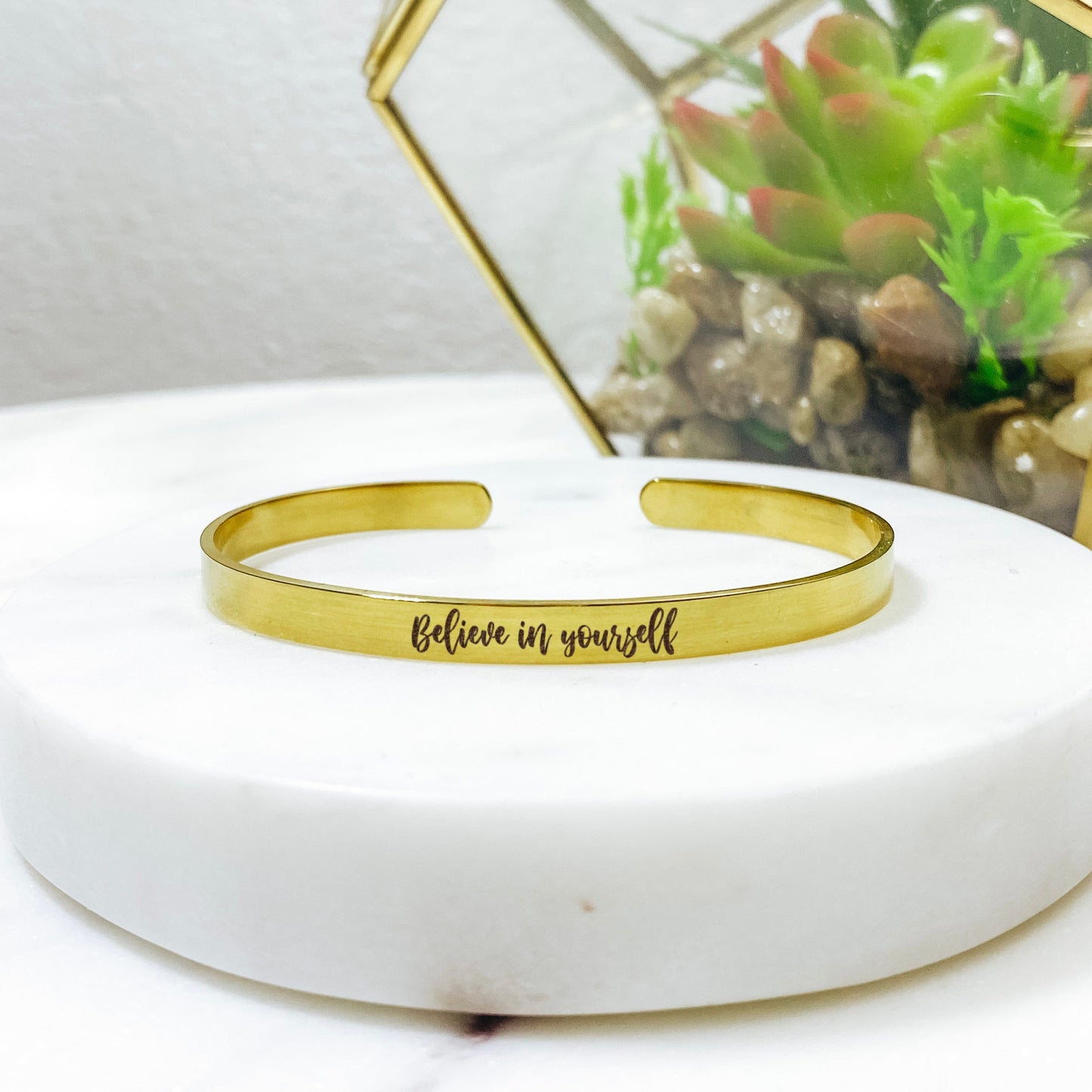 BELIEVE IN YOURSELF CUFF - Avy + Tay