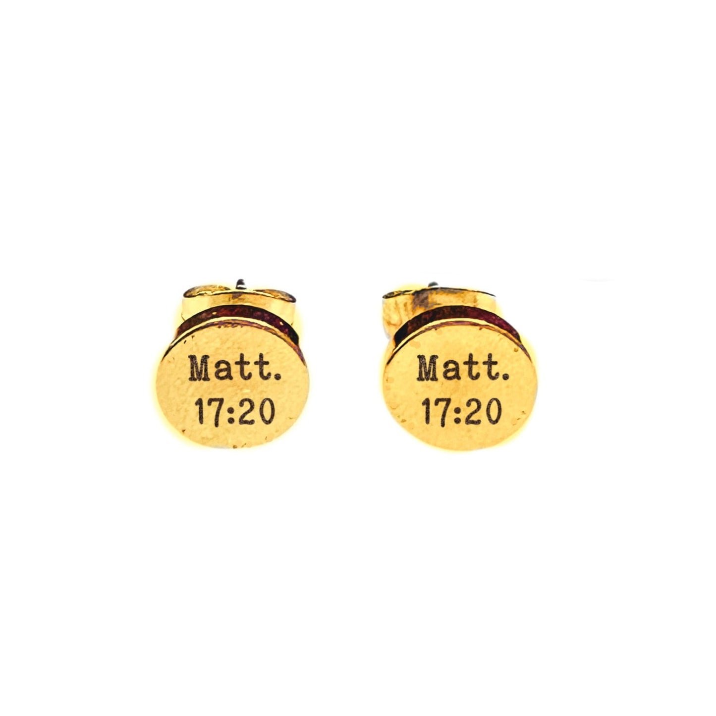 BIBLE VERSE EARRING STUDS - Avy + Tay