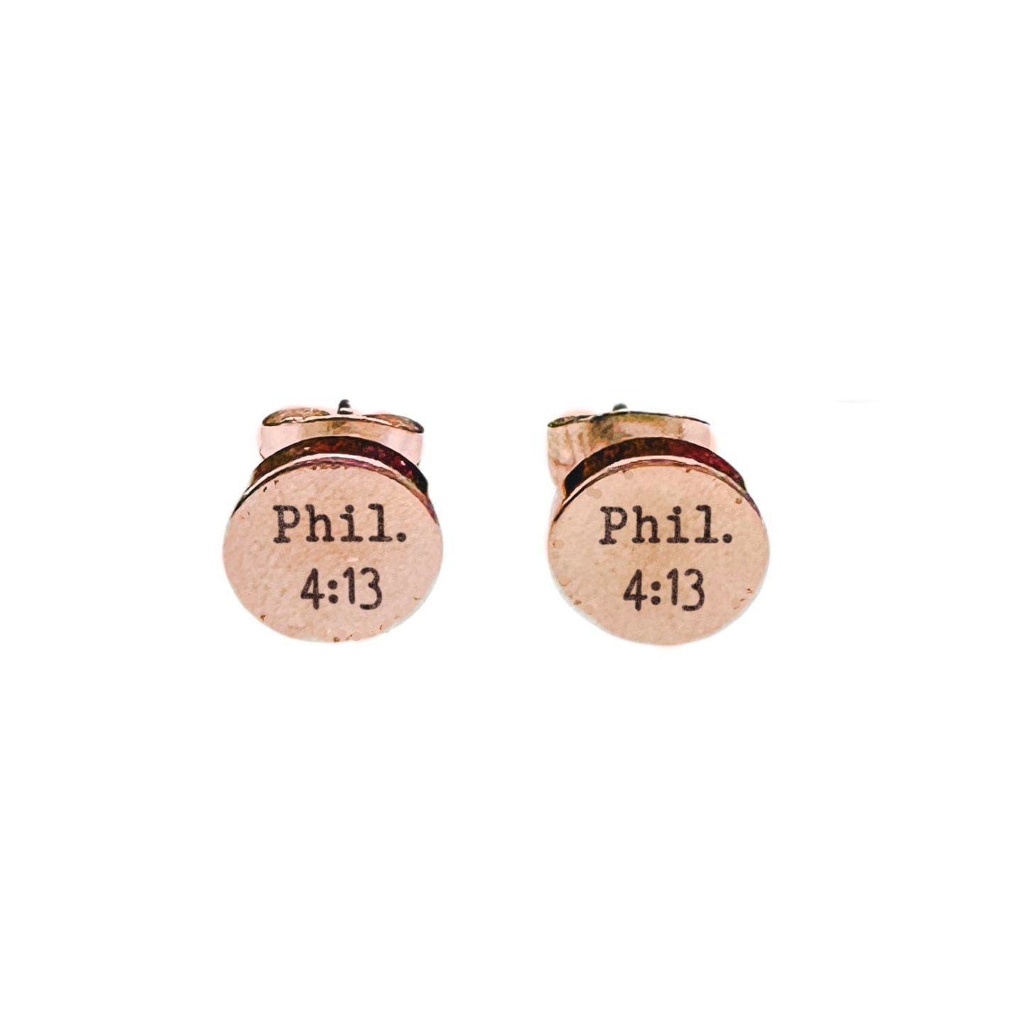 BIBLE VERSE EARRING STUDS - Avy + Tay