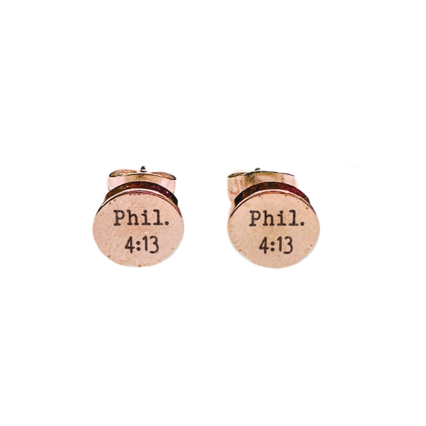 BIBLE VERSE EARRING STUDS - Avy + Tay