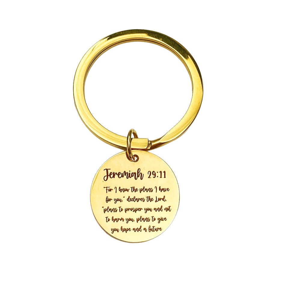 BIBLE VERSE KEYCHAIN - Avy + Tay