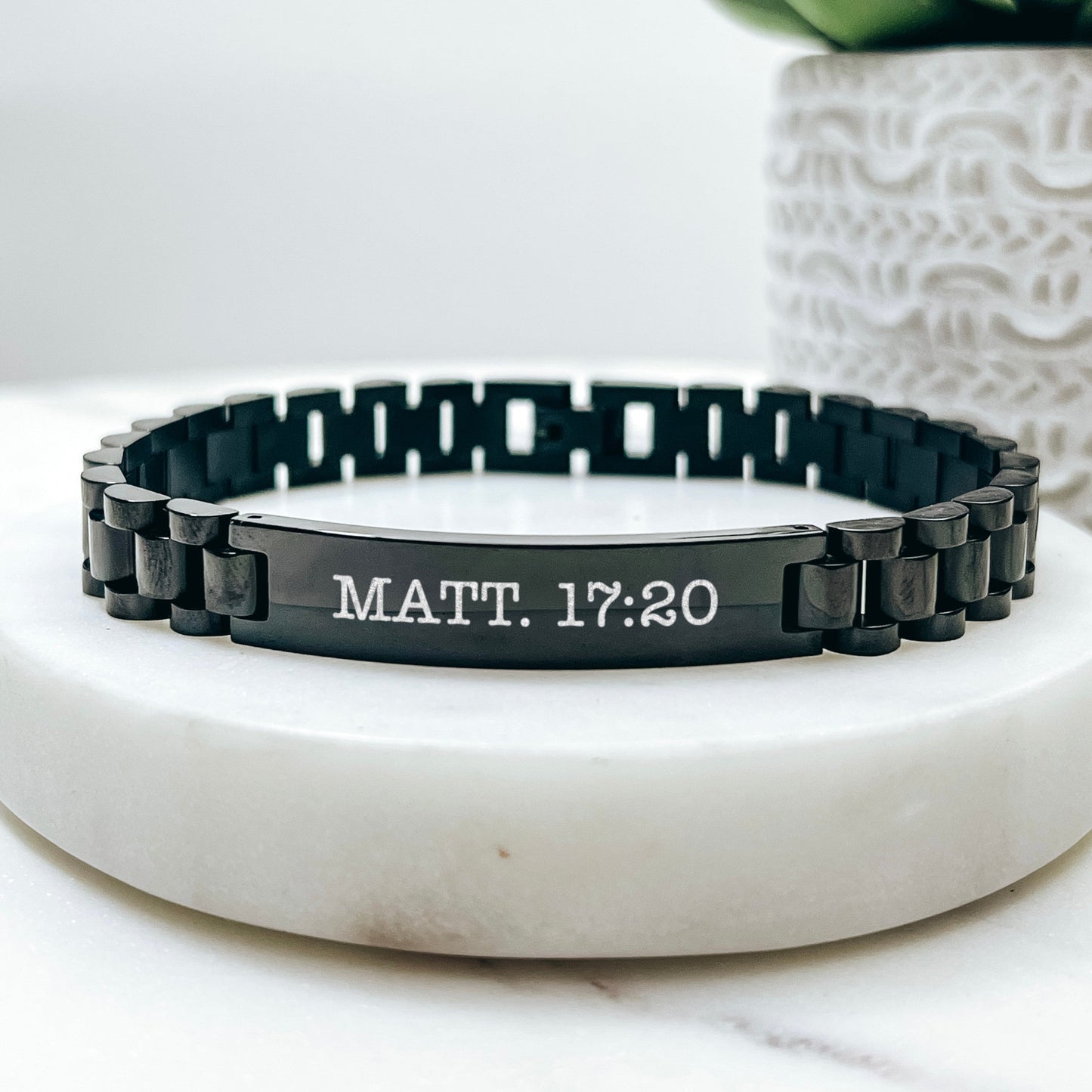 BIBLE VERSE MEN'S BRACELET - Avy + Tay