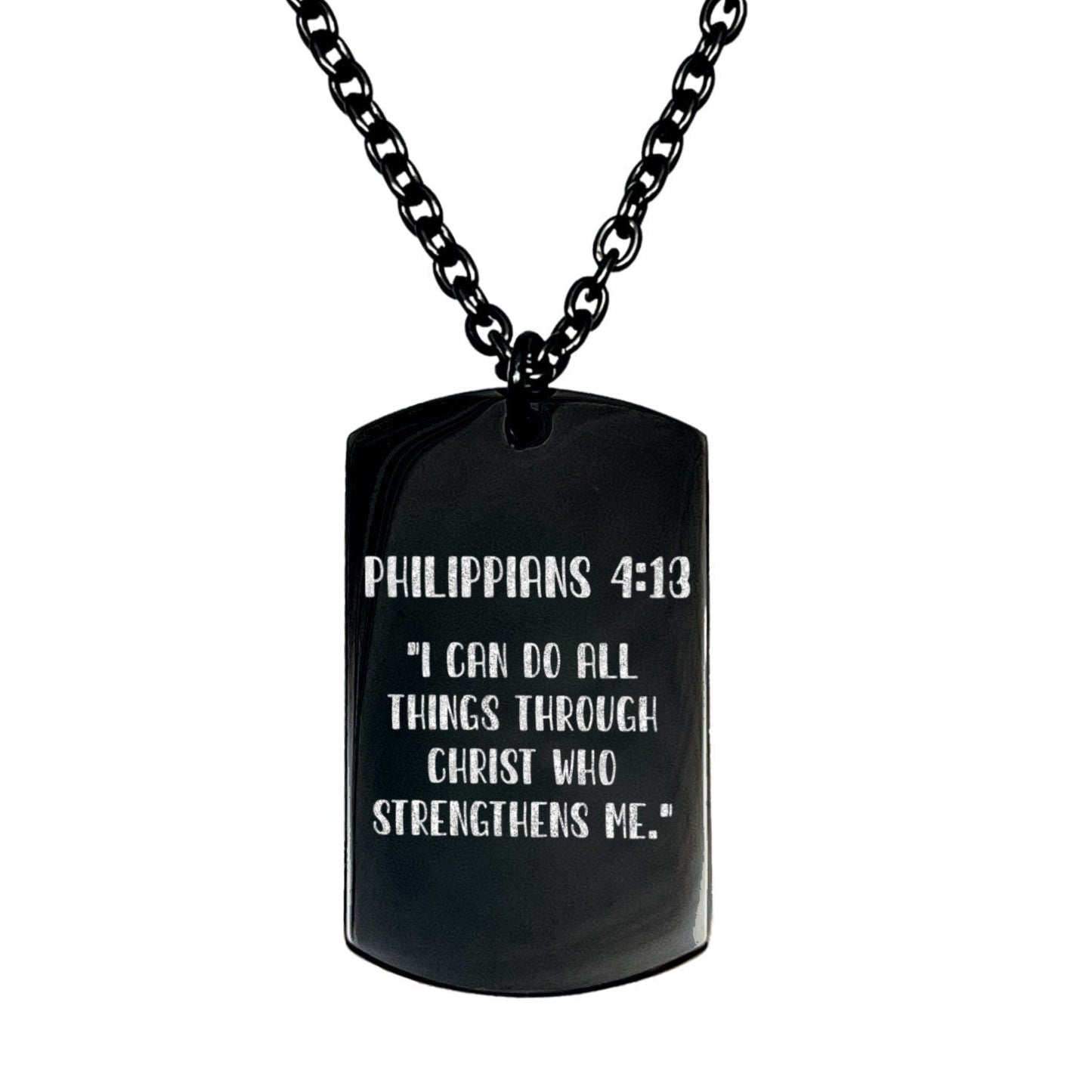 BIBLE VERSE MEN'S NECKLACE - Avy + Tay