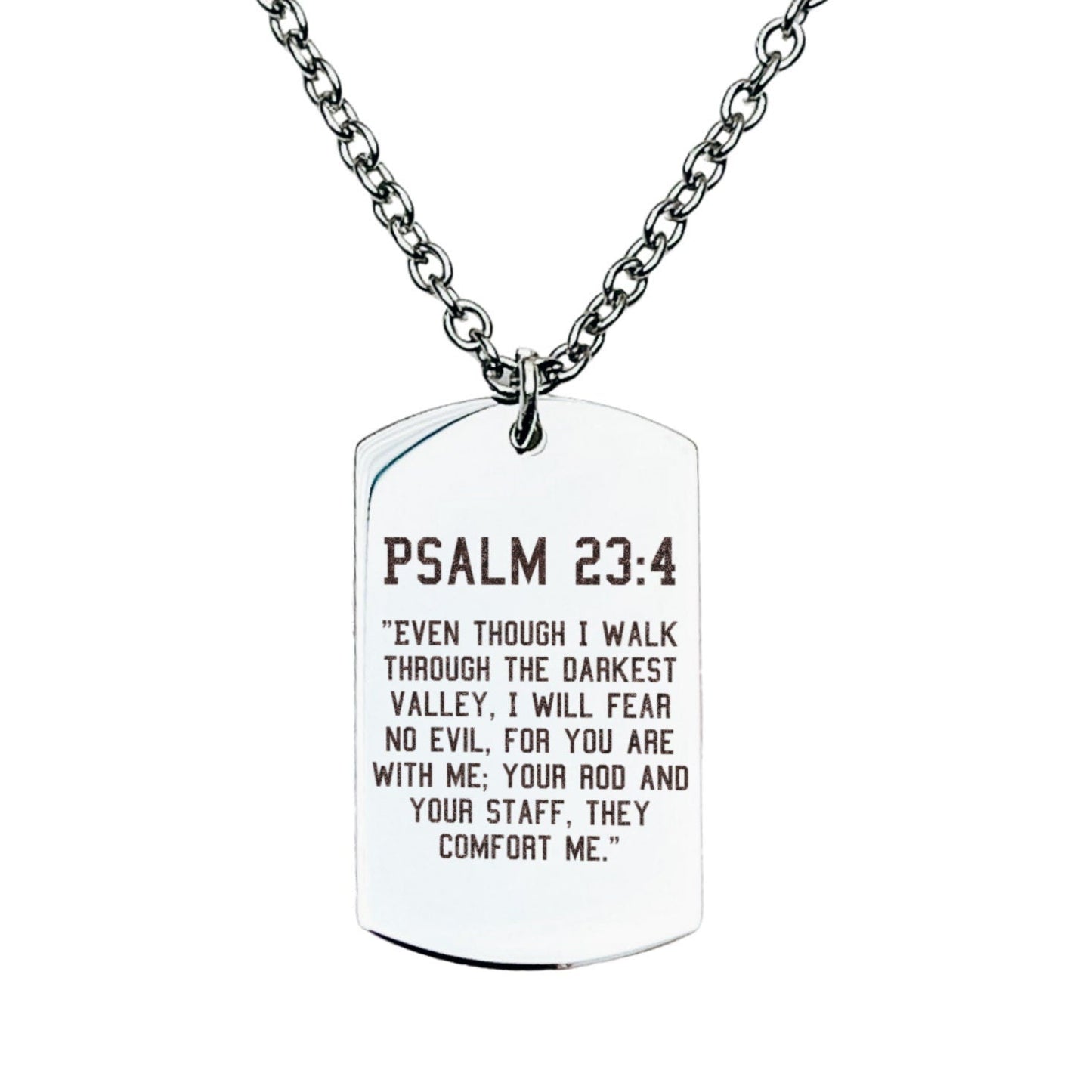 BIBLE VERSE MEN'S NECKLACE - Avy + Tay