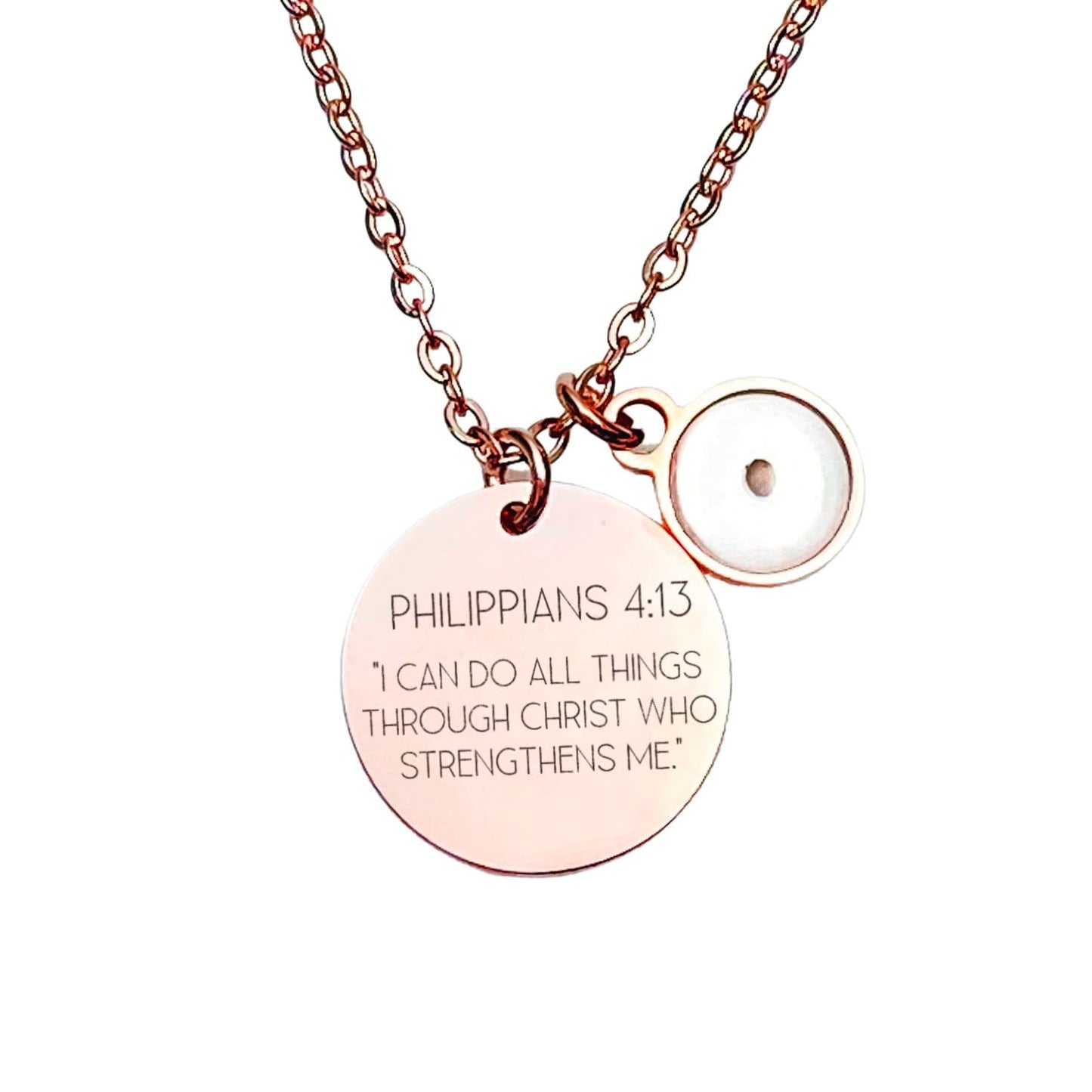 BIBLE VERSE + MUSTARD SEED NECKLACE - Avy + Tay